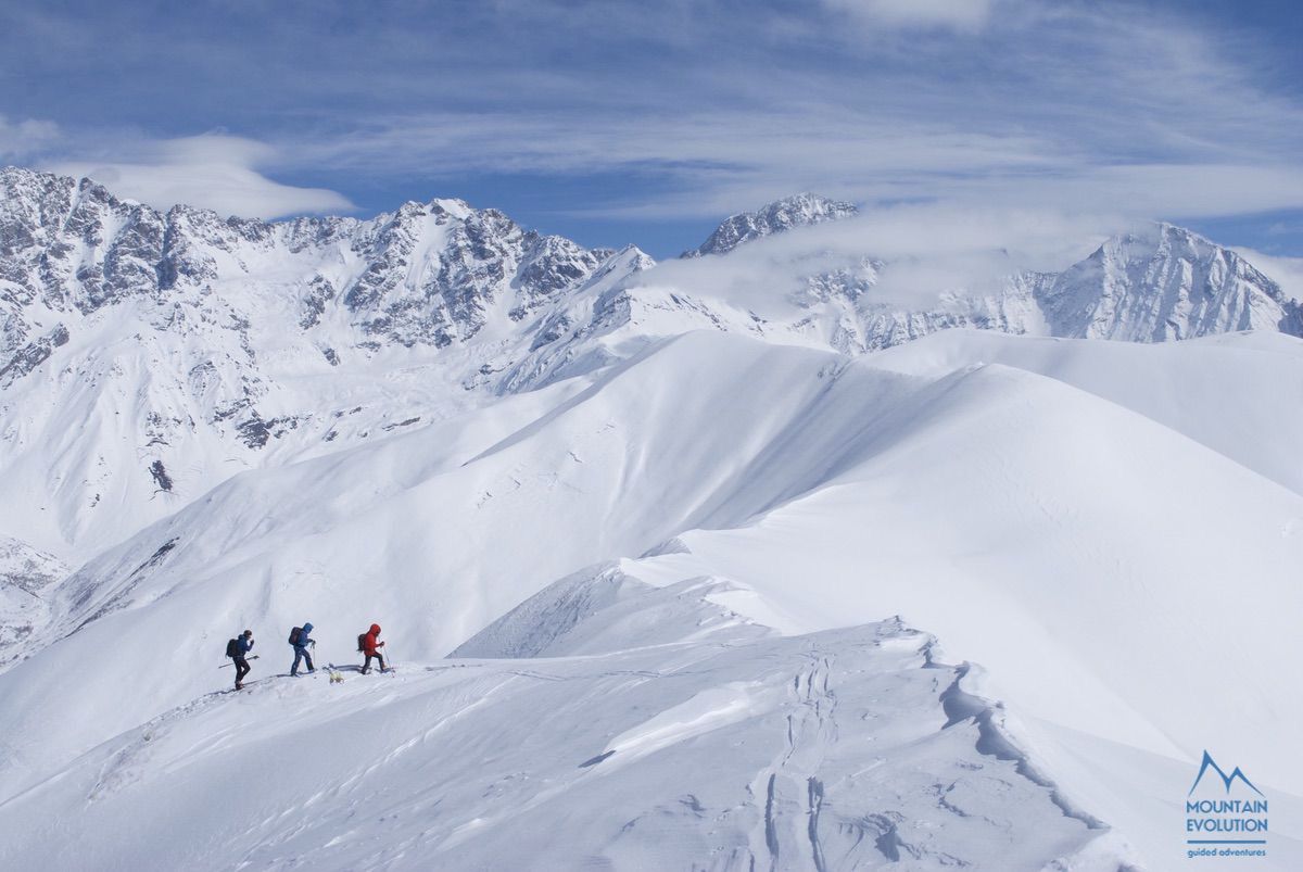 Sciare fuoripista sul Caucaso in Georgia - racconto del viaggio scialpinismo 2018
