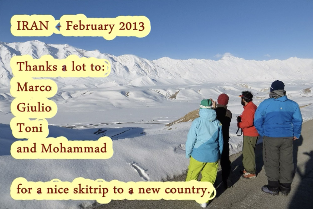 Scialpinismo e fuoripista in Iran - video racconto del nostro viaggio in IRAN SKITRIP - alla scoperta di un nuovo e bellissimo paese