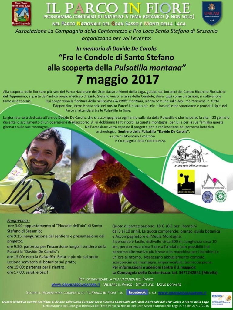 Il parco in fiore. In memoria di Davide De Carolis.