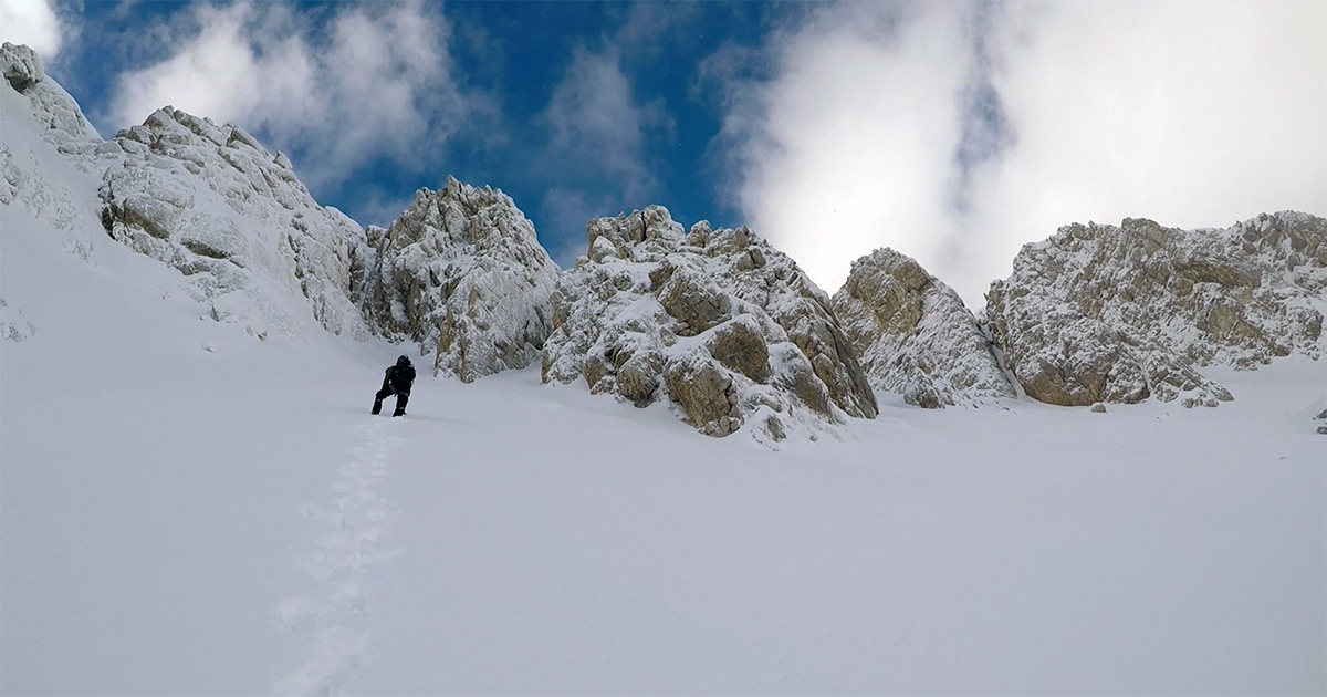 Terza uscita del Corso di Alpinismo Invernale Avanzato. Allievi da Roma e L'Aquila hanno salito la via Venditelli Casoli al Terminillo