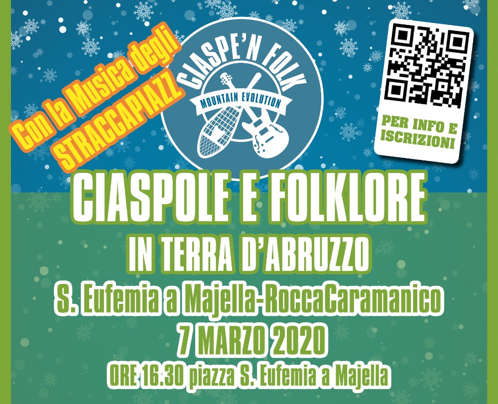 Seconda tappa di Ciaspe'n folk a Roccacaramanico. Con o senza neve nel Parco Nazionale della Maiella