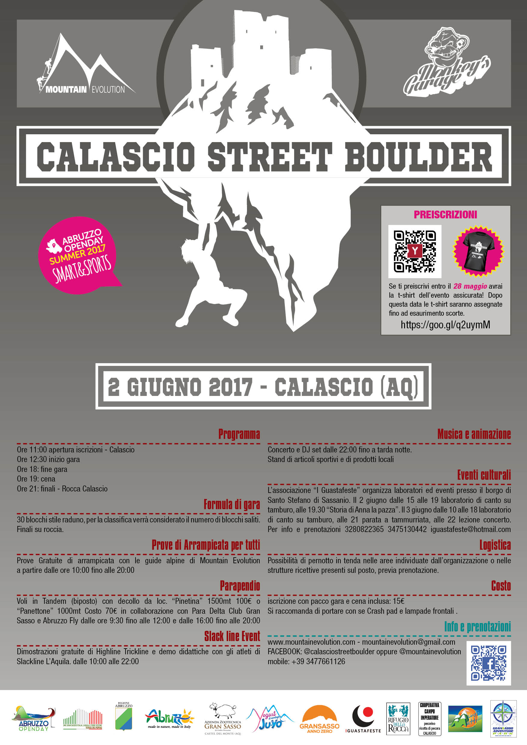 Prima edizione del Calascio street Boulder