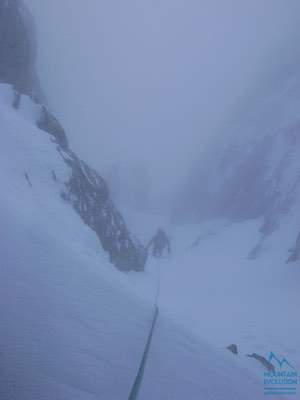 Canale Centrale, Vetta Occidentale di Corno Grande.