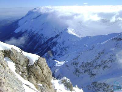 Canale Centrale, Vetta Occidentale di Corno Grande.