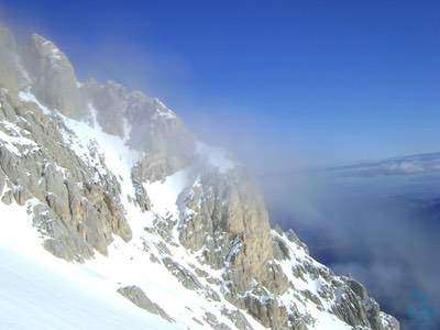 Canale Centrale, Vetta Occidentale di Corno Grande.