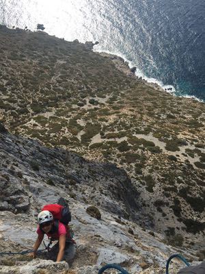 Kalymnos, Arrampicare in Grecia sull’isola delle spugne