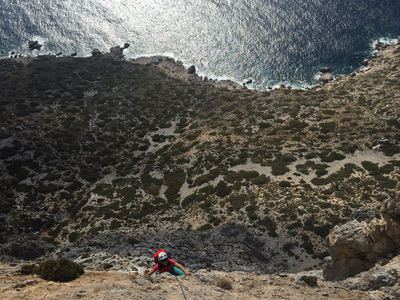 Kalymnos, Arrampicare in Grecia sull’isola delle spugne