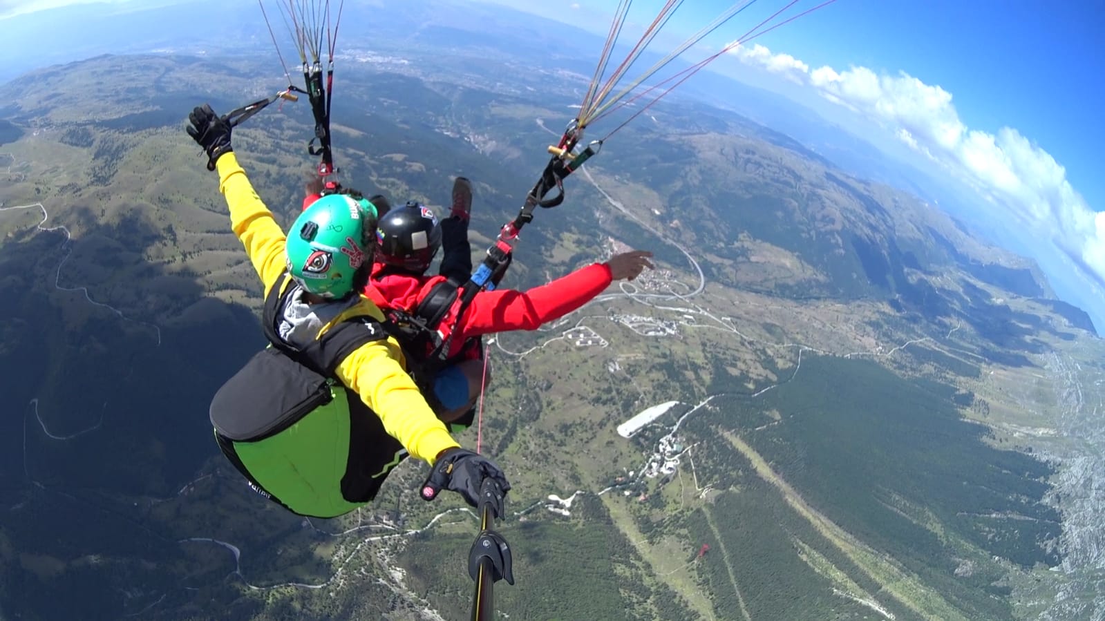 Parapendio - Emozione per il primo volo di Paola and Co