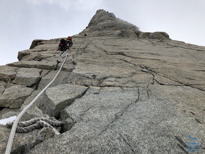 Abruzzesi sul massiccio del Monte Bianco