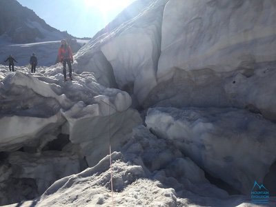 Abruzzesi sul massiccio del Monte Bianco
