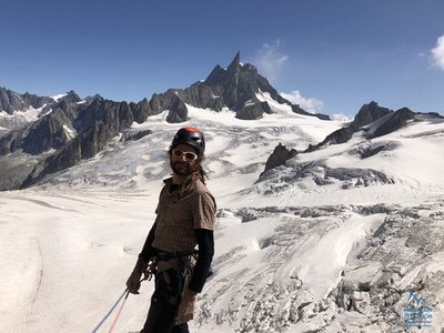 Abruzzesi sul massiccio del Monte Bianco