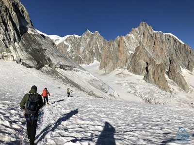 Abruzzesi sul massiccio del Monte Bianco