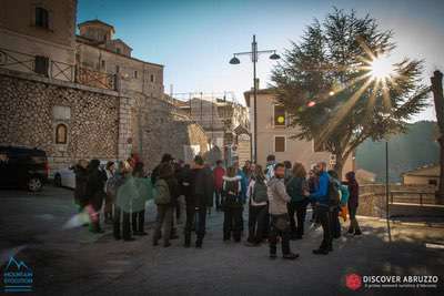 Ciaspolata di Castel Del Monte, ultima tappa Ciaspe'n Folk