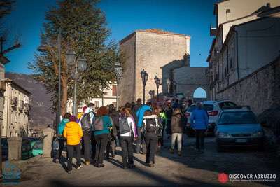 Ciaspolata di Castel Del Monte, ultima tappa Ciaspe'n Folk