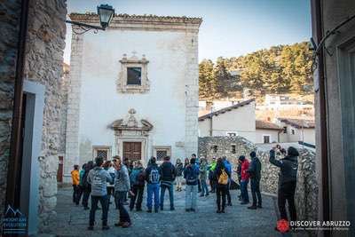 Ciaspolata di Castel Del Monte, ultima tappa Ciaspe'n Folk