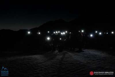 Ciaspolata di Castel Del Monte, ultima tappa Ciaspe'n Folk