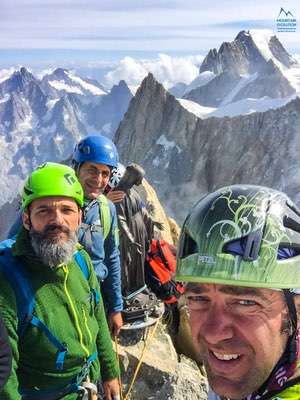 Salita al Dente del Gigante, Monte Bianco