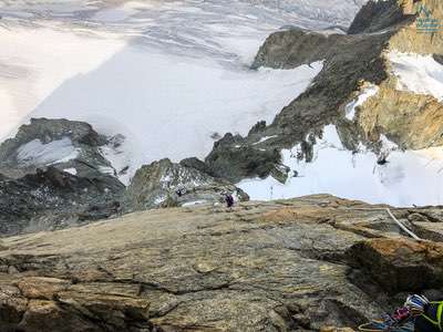 Salita al Dente del Gigante, Monte Bianco