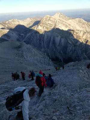 Salita in notturna al Corno Grande - Gran Sasso