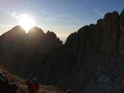 Salita in notturna al Corno Grande - Gran Sasso