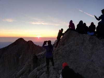 Salita in notturna al Corno Grande - Gran Sasso