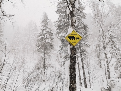 Sci alpinismo in Siberia in una valle magica