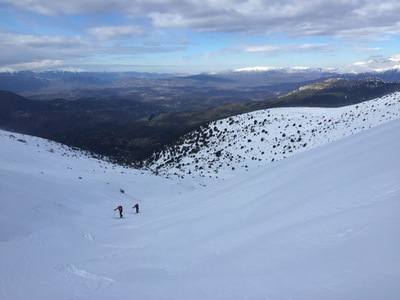 Sci Alpinismo in Grecia, del gran bel fuoripista!