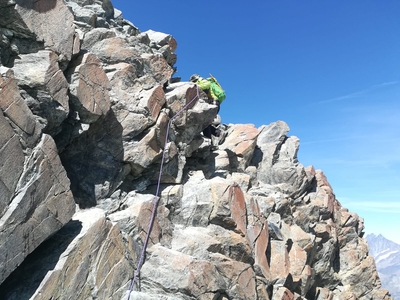 Traversata dei Breithorn dalla Roccia Nera - Monte Rosa