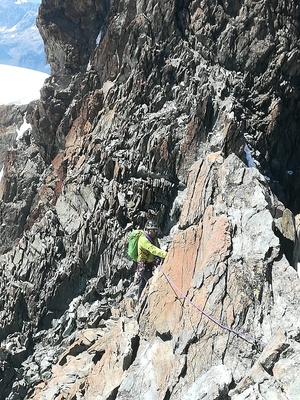 Traversata dei Breithorn dalla Roccia Nera - Monte Rosa