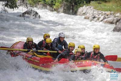 Via Corda Alpina alle Mottets e Rafting in Valle D'Aosta