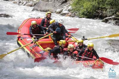 Via Corda Alpina alle Mottets e Rafting in Valle D'Aosta