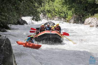 Via Corda Alpina alle Mottets e Rafting in Valle D'Aosta