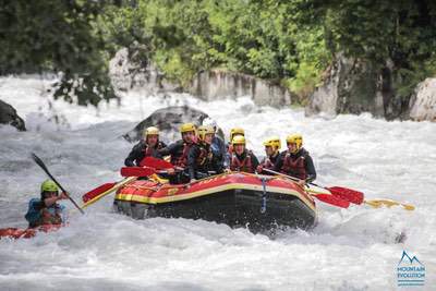 Via Corda Alpina alle Mottets e Rafting in Valle D'Aosta