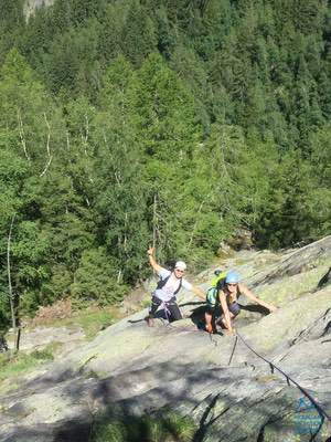 Via Corda Alpina alle Mottets e Rafting in Valle D'Aosta