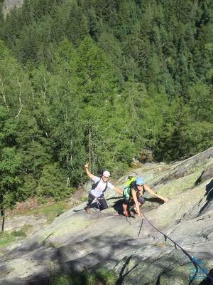 Via Corda Alpina alle Mottets e Rafting in Valle D'Aosta