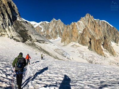 Via Salluard al Pic Adolphe Rey, Monte Bianco