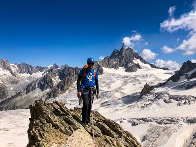 Via Salluard al Pic Adolphe Rey, Monte Bianco