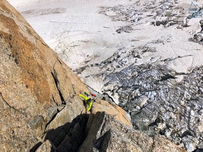 Via Salluard al Pic Adolphe Rey, Monte Bianco