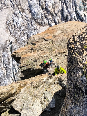 Via Salluard al Pic Adolphe Rey, Monte Bianco