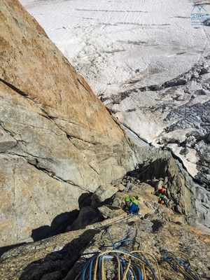 Via Salluard al Pic Adolphe Rey, Monte Bianco