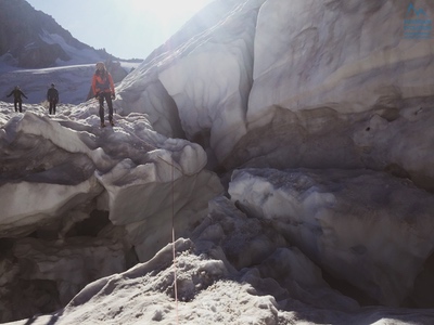 Via Salluard al Pic Adolphe Rey, Monte Bianco