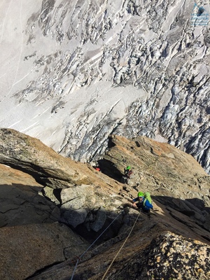 Via Salluard al Pic Adolphe Rey, Monte Bianco