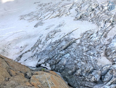 Via Salluard al Pic Adolphe Rey, Monte Bianco