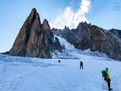 Via Salluard al Pic Adolphe Rey, Monte Bianco