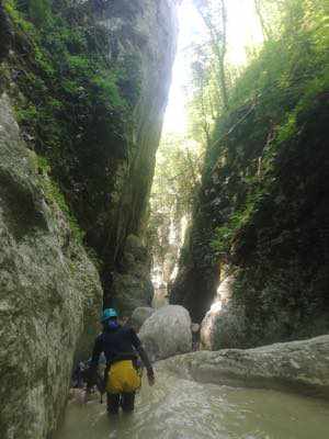 Canyoning Riancoli tra Tuffi e Toboga