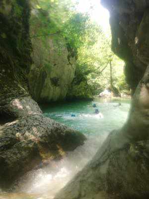 Canyoning Riancoli tra Tuffi e Toboga