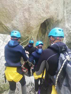 Canyoning Riancoli tra Tuffi e Toboga