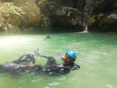 Canyoning Riancoli tra Tuffi e Toboga