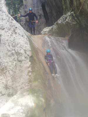 Canyoning Riancoli tra Tuffi e Toboga