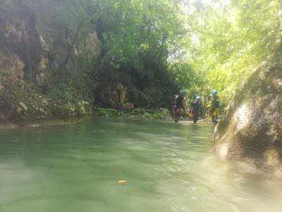 Canyoning Riancoli tra Tuffi e Toboga